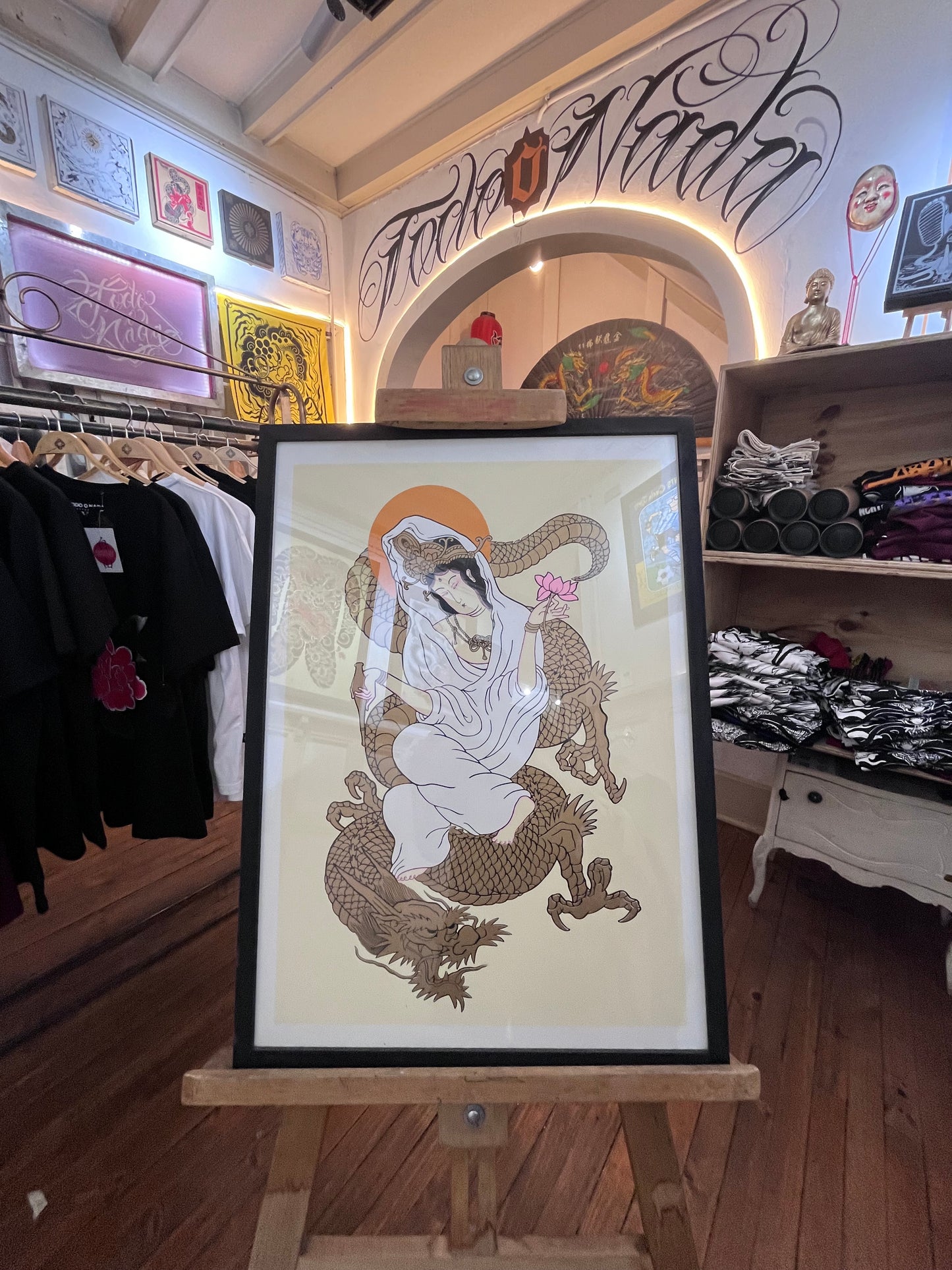 KANNON / SERIGRAFÍA sobre papel 5 tintas / Valentina Narbona colab