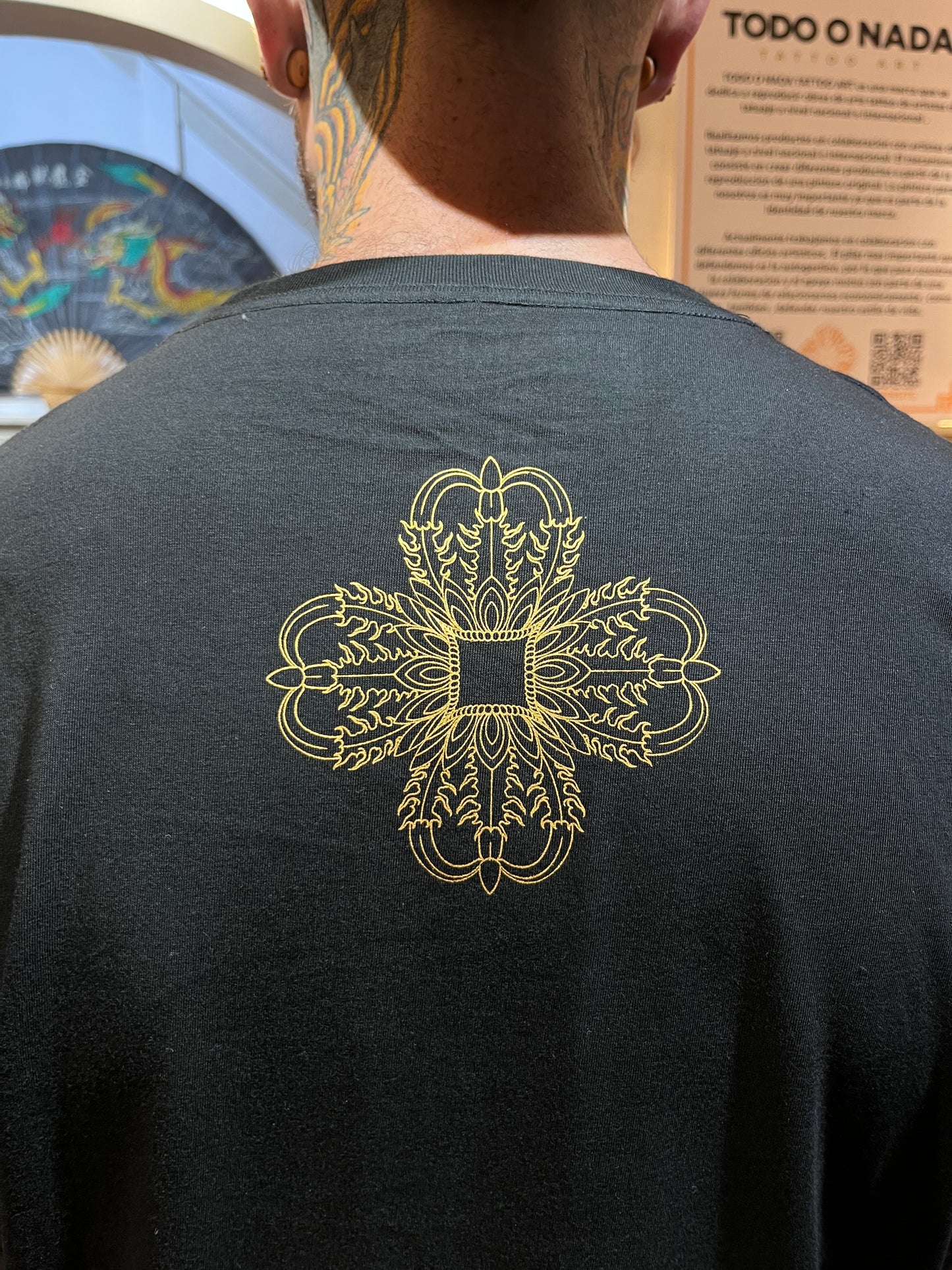 MAHAKALA gold design / algodon peruano