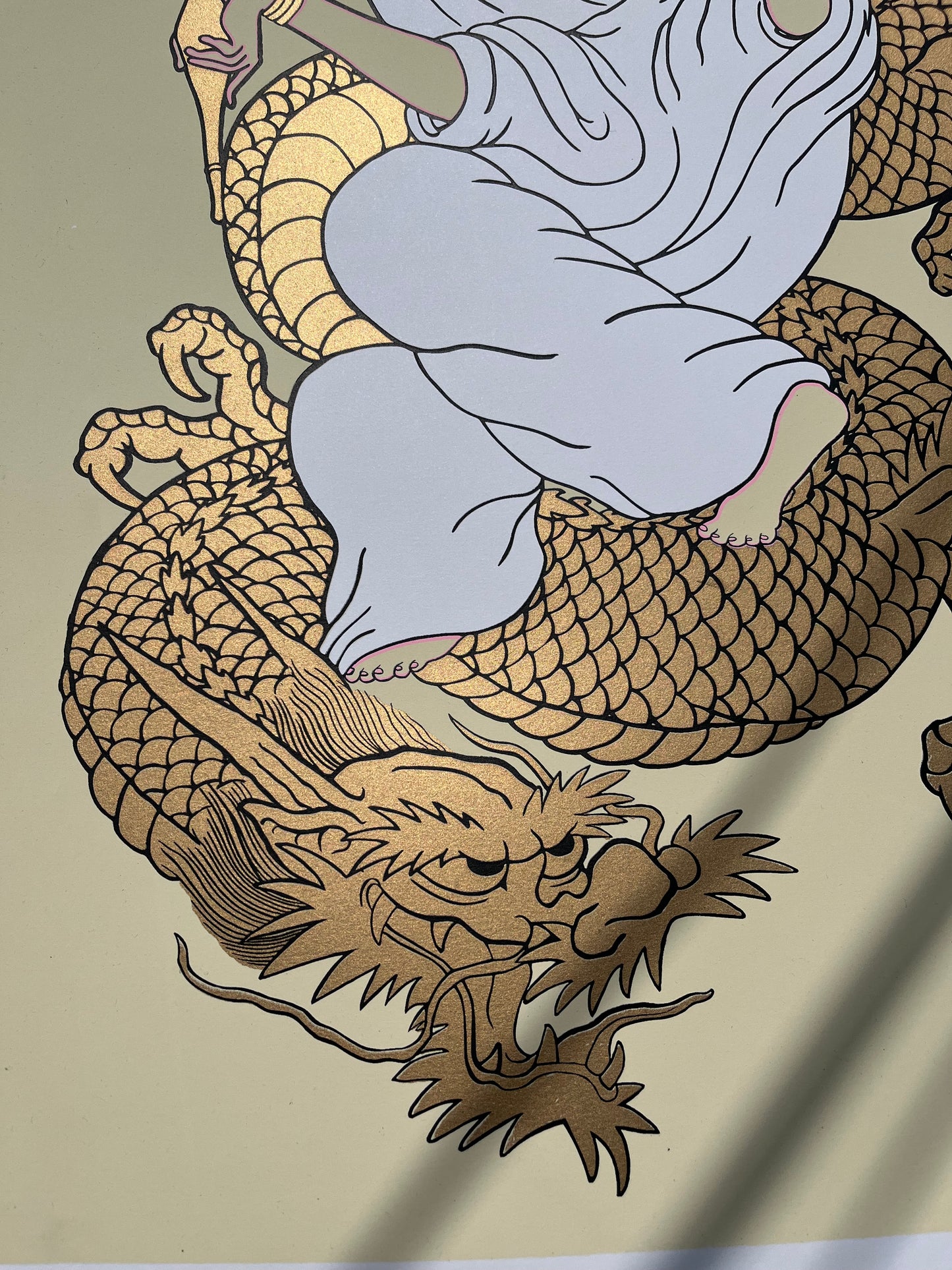 KANNON / SERIGRAFÍA sobre papel 5 tintas / Valentina Narbona colab
