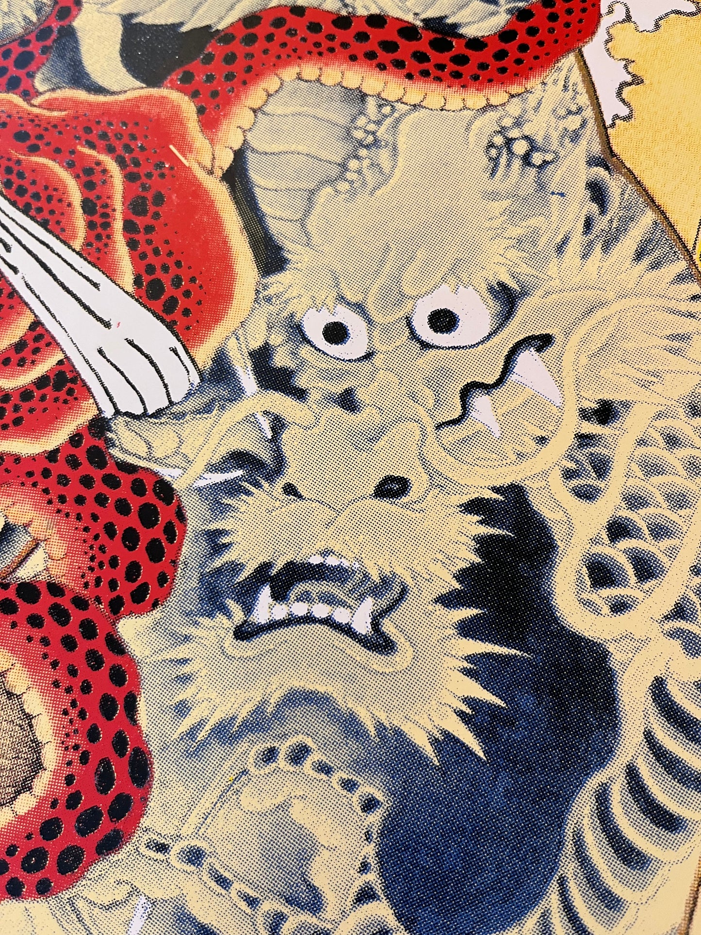 SHUNGA / Tattoocarlo colab / colección KIZUNA 2025 / serigrafía sobre papel