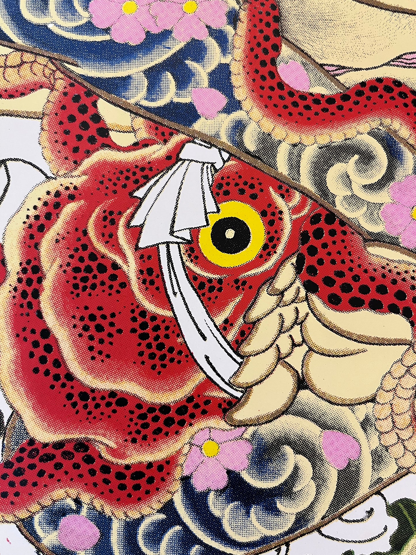 SHUNGA / Tattoocarlo colab / colección KIZUNA 2025 / serigrafía sobre papel