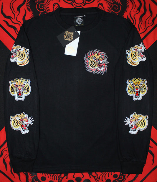 TORA ( TIGRE ) / MANGA LARGA  _ RE PRINT COLAB NICO ARANCIBIA NEGRO