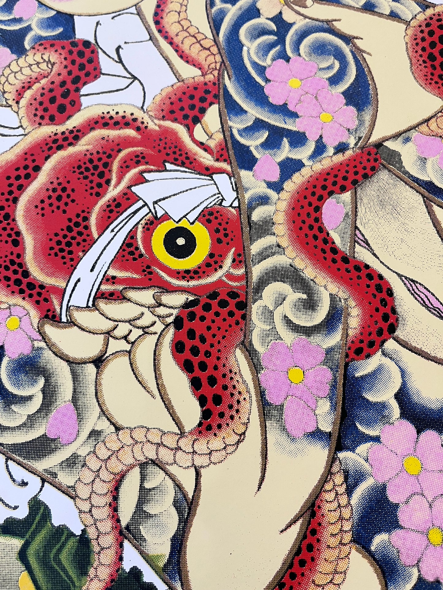 SHUNGA / Tattoocarlo colab / colección KIZUNA 2025 / serigrafía sobre papel