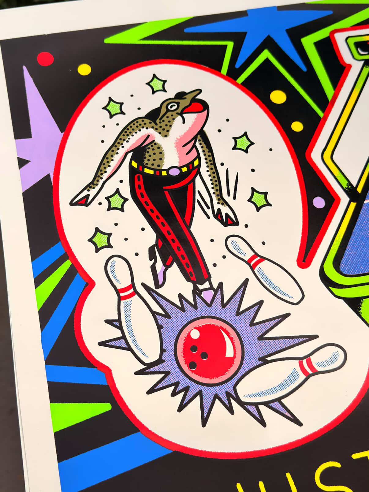 TOMXX frogs/  8 tintas edición limitada/ serigrafia sobre papel