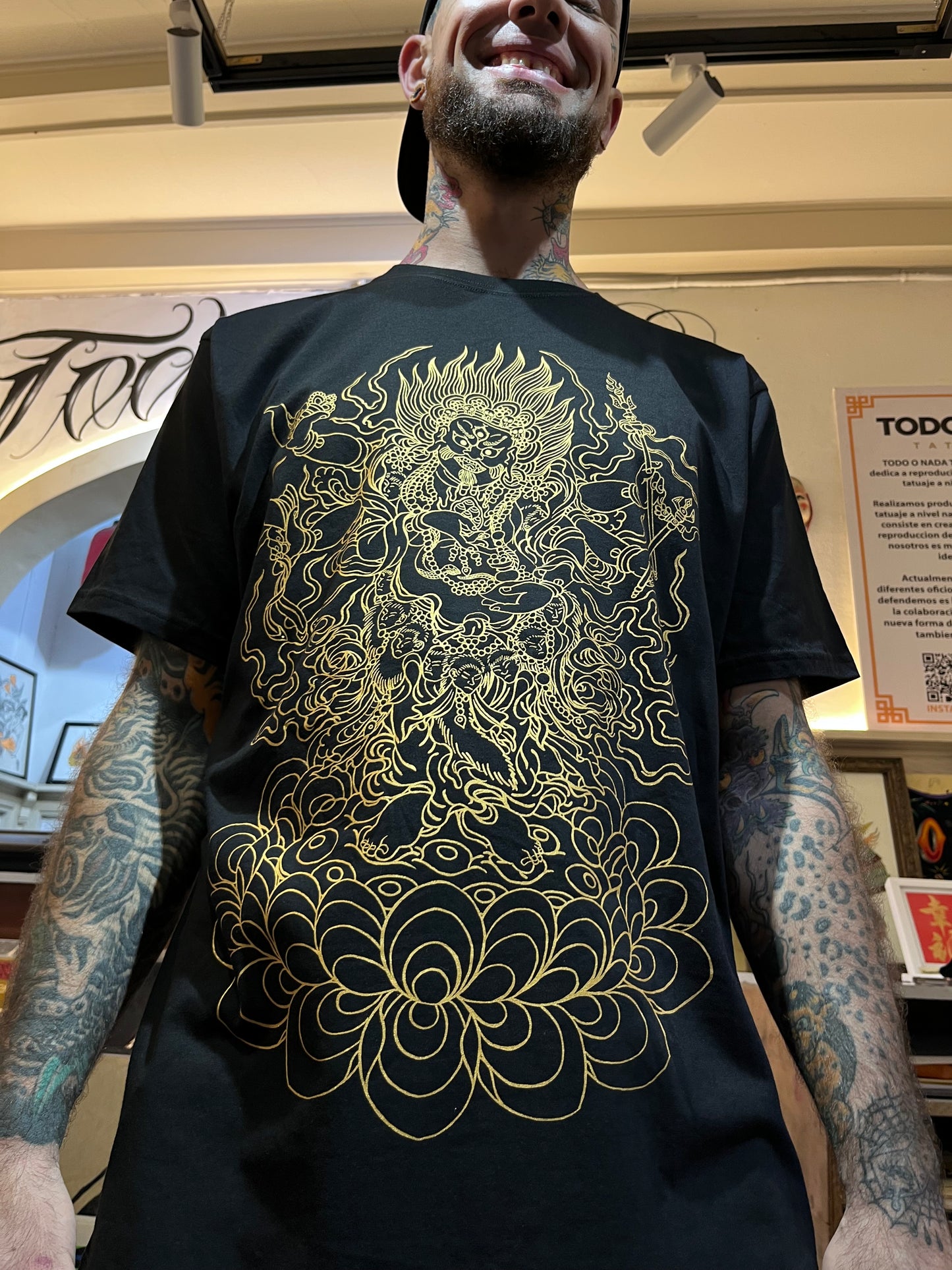 MAHAKALA gold design / algodon peruano