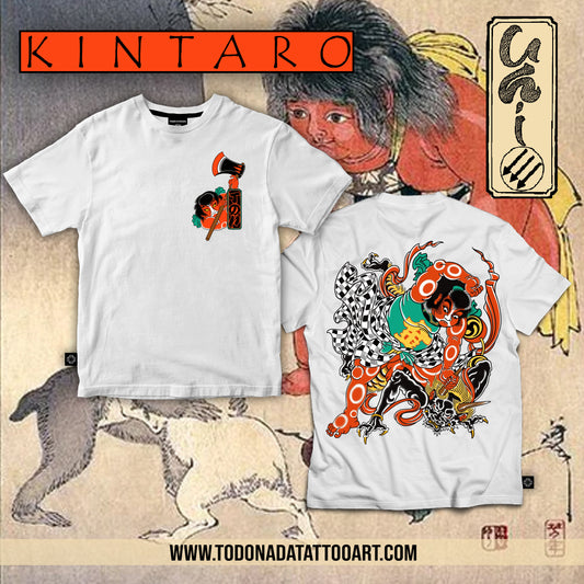 KINTARO / arte por Ulises Arminio / Polera blanca